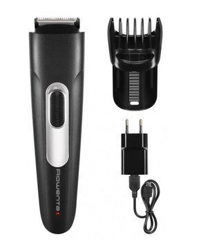 Тример Rowenta Stylis , для бороди і вусів, мережа+акум., насадок-1, сталь, чорний TN2801F4 фото