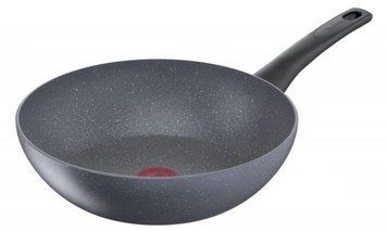 Сковорода ВОК Tefal Healthy Chef, 28см, алюминий, серый G1501972 фото