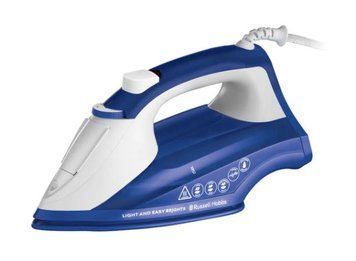 Праска Russell Hobbs Light & Easy Brights Sapphire, 2400Вт, 240мл, паровий удар -115гр, постійна пара - 35гр, керам. підошва, темно синій 26483-56 фото