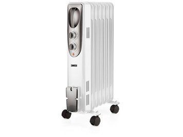 Обігрівач оливний Zanussi ZOH/ES-07WN, 20м2, 1500Вт, мех. упр-ння, 7 секцій, білий ZOH/ES-07WN фото