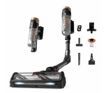 Пилосос Rowenta безпровідний X-Force Flex 14.80 Auto Animal, 240Вт, конт пил -0.65л, автон. робота до 90хв, HEF system 99,9%, чорно-золотий RH9B74WO фото