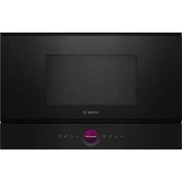 Микроволновая печь Bosch встраиваемая, 21л, электр. управл., 900Вт, дисплей, черный BFR7221B1 фото