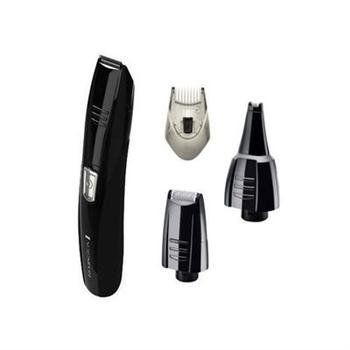 Триммер Remington Pilot all in one kit, для бороды, усов, носа и тела, ААх2, насадок-4, сталь, черный PG180 фото