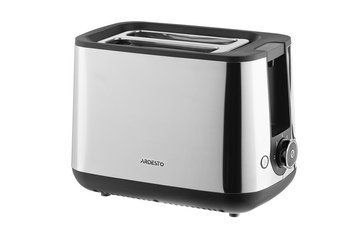 Тостер Ardesto Steel Collection 800Вт, метал/пластик, сріблясто-чорний T-K200 фото