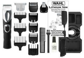 Набор для стрижки WAHL Multi Purpose Grooming Kit, для бороды и головы, сеть+аккум., роторный мотор, насадок-12, сталь, черный 09854-616 фото