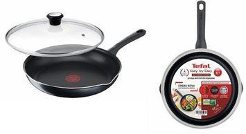Сковорода с крышкой Tefal Day by Day, 28см, с крышкой, алюминий, бакелит, стекло, черный B5580623UA фото