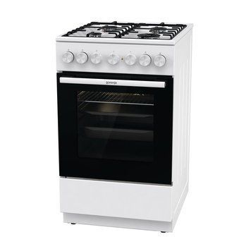 Плита Gorenje комбінована, 70л, 50x60см, емальовані, білий GK5B41WH фото