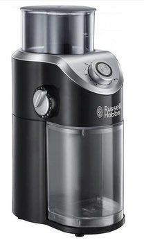 Кавомолка Russell Hobbs жорнова Classic, 140Вт, об'єм зерен-100г, регул.ступеню помолу, пластик, чорний 23120-56 фото