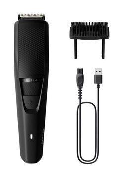 Тример Philips Series 3000, для бороди, вусів, голови та тіла, акум., насадок-1, сталь, чорний BT3234/15 фото