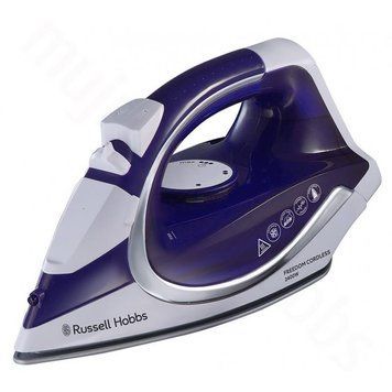 Праска Russell Hobbs безпровідна Supreme Steam Cordless, 2400Вт, 300мл, паровий удар -40гр, постійна пара - 135гр, база для заряджання, автовимкнення, керам. пі 23300-56 фото