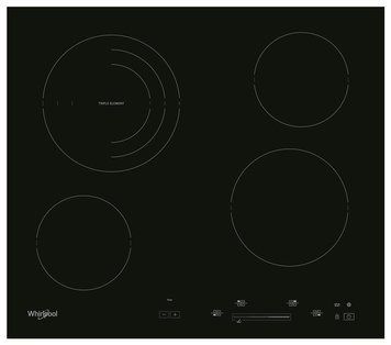 Варочная поверхность Whirlpool электрическая стеклокерамическая, 60см, черный AKT8900BA фото