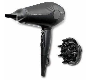 Фен Rowenta Ultra Silence, 2100Вт, 3 режима, ионизация, хол. обдув, черный CV6430F0 фото