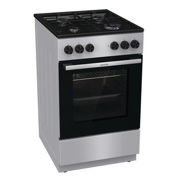 Плита Gorenje комбінована, 70л, 50x60см, сріблястий MEK3011SB фото