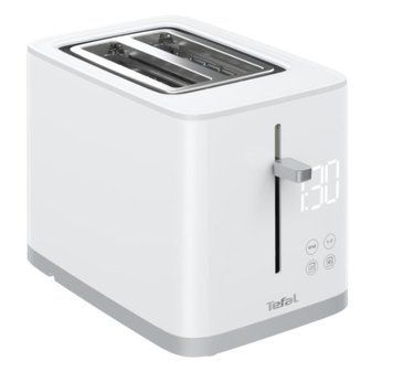 Тостер Tefal Sense 850Вт, LED дисплей, метал/пластик, білий TT693110 фото