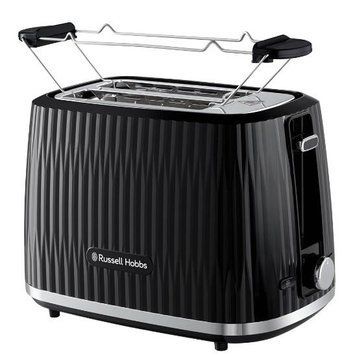 Тостер Russell Hobbs Eden 800Вт, пластик, підігрів,разморозка, чорний 27371-56 фото