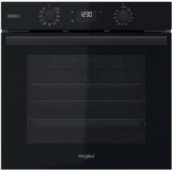 Духовой шкаф Whirlpool электрический, 71л, A+, дисплей, конвекция, телескопические направляющие, пара, черный OMSR58CU1SB фото