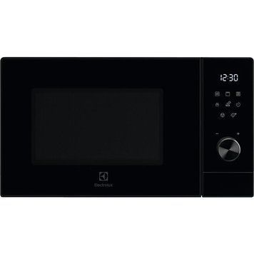 Мікрохвильова піч Electrolux, 29л, електрон. керування, 900Вт, гриль, дисплей, інвертор, чорний EMZ729EMK фото