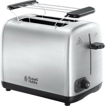Тостер Russell Hobbs Adventure, 850Вт, метал, сріблястий 24080-56 фото