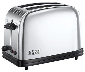 Тостер Russell Hobbs Chester 1600Вт, піддон для крихт, підігрів, метал 23311-56 фото