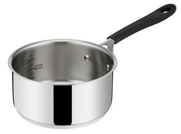 Ковш с крышкой Tefal Jamie Oliver Home Cook, 18см, 2.2л, нержавеющая сталь, силикон, стекло E3182375 фото