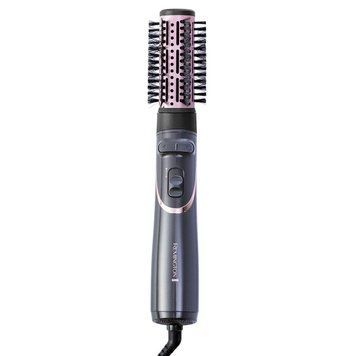 Фен-щетка Remington Curl & Straight Confidence, 800Вт, 2 режима, иониз-я, оборот., хол. обдув, кейс, керамика, серый AS8606 фото
