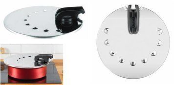Крышка с защитой от разбрызгивания Tefal Ingenio, 20-28см, нержавеющая сталь, пластик L9829853 фото