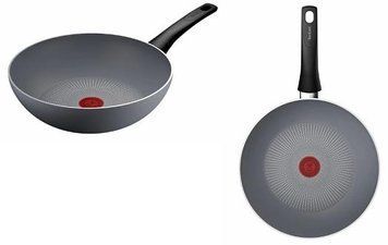 Сковорода ВОК Tefal Halo, 28см, алюминий, бакелит, серый C3121953 фото
