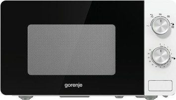 Мікрохвильова піч Gorenje, 20л, мех. керув., 800Вт, білий MO20E1W фото