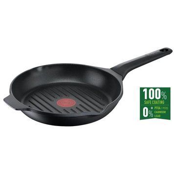 Сковорода гриль Tefal DELICIO, 26см, алюминий, бакелит, черный E2324074 фото